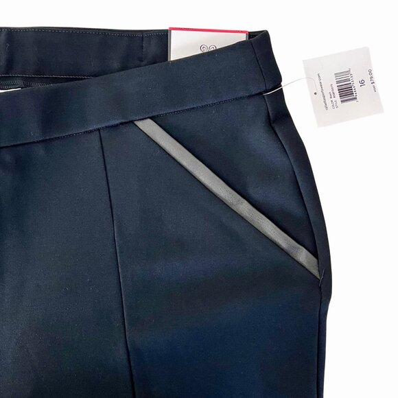Rafaella Womens Size 16 Slim Leg Black Comfort Fit Pull-On Pants Stretch NWT's - Picture 8 of 13